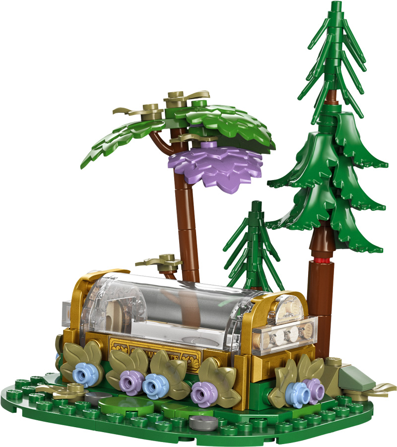 LEGO Schneewittchens Hütte 43242 Detail Sarg