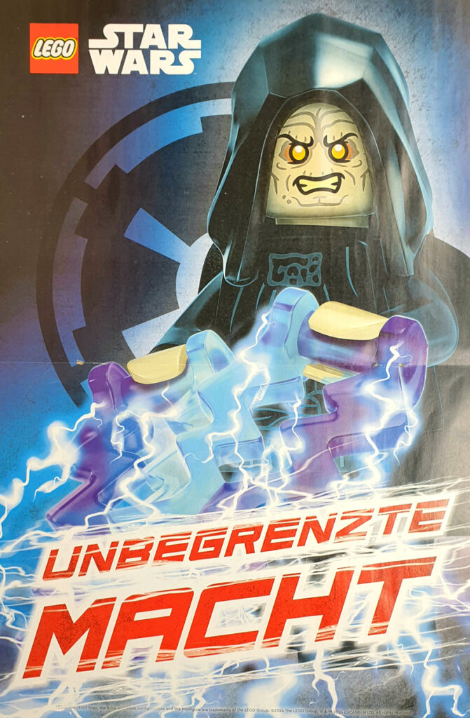 LEGO Star Wars Heft Nr. 106 mit Coruscant Guard Minifigur Poster Palpatine
