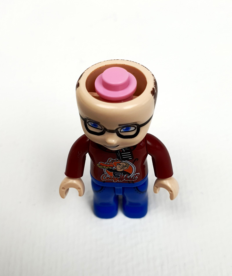 KiddiCraft KIDDIZ Minifigur Johnnys World Gehirn
