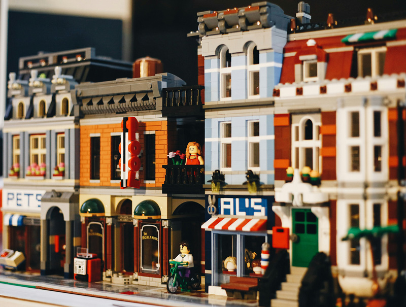 LEGO-Ausstellung Phaeno Bricks 2024 Stadt MOC