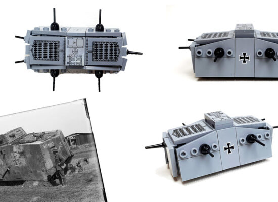 COBI Sturmpanzerwagen A7V (3094) Nano Panzer Review