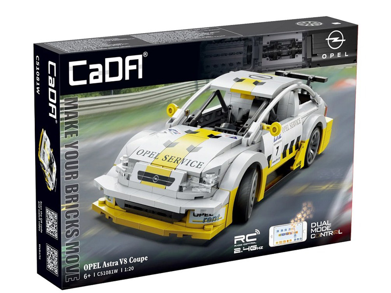 CaDA Neuheiten Sportwagen Opel Astra V8 Coupe C51081W Box