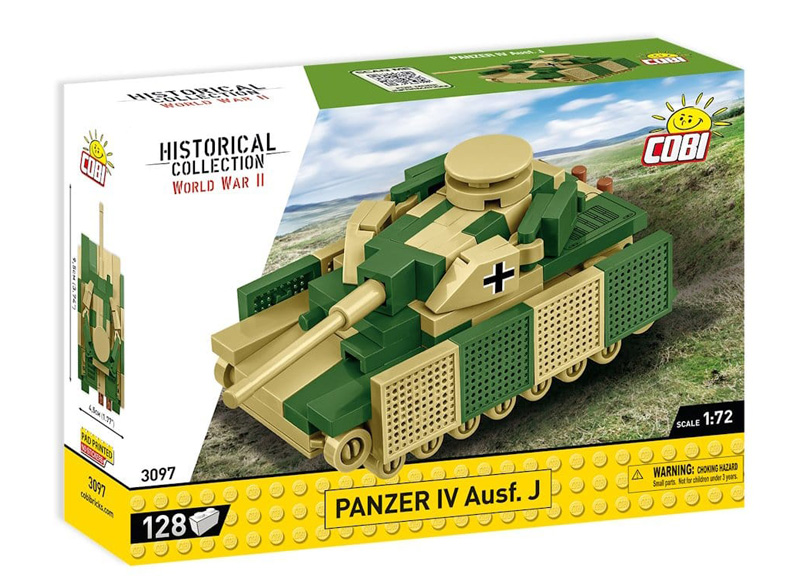 COBI 3097 Panzer IV Ausf J Nano Panzer Serie II Box Vorderseite