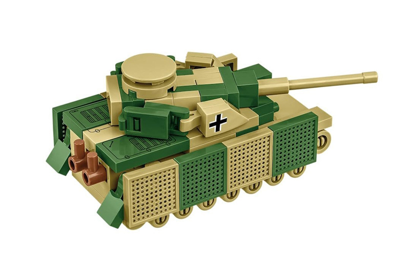 COBI 3097 Panzer IV Ausf J Nano Panzer Serie II Set Rückseite