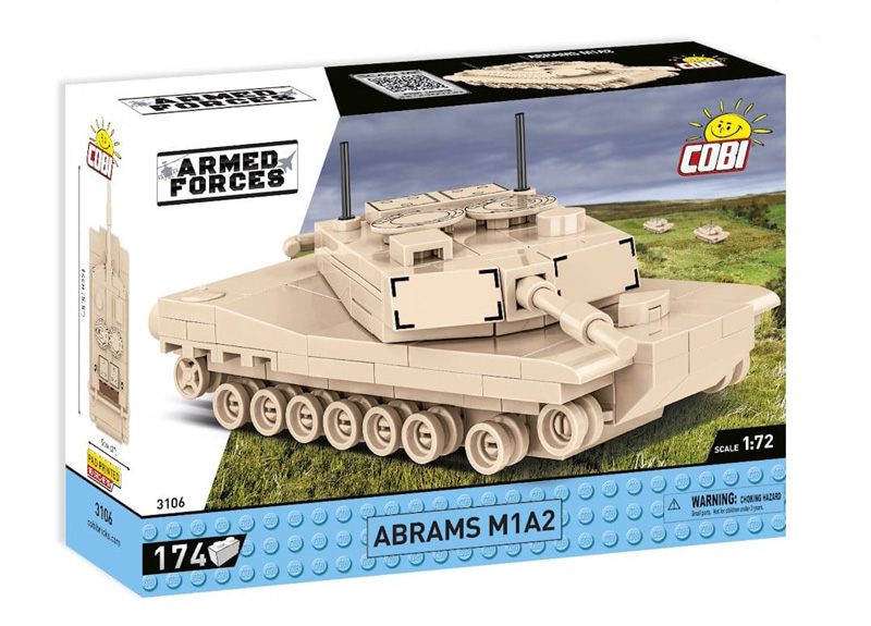 COBI Nano Panzer Serie II Abrams M1A2 Box Vorderseite