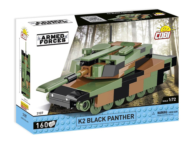 COBI Nano Panzer Serie II K2 Black Panther Box Vorderseite 3107