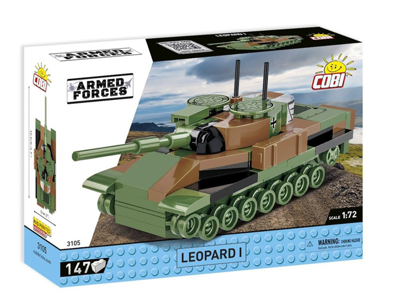 COBI Leopard I Nano Panzer Serie II 3105 Box Vorderseite