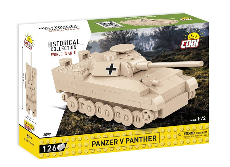 COBI Nano Panzer 3099 Panzer V Panther Box Vorderseite