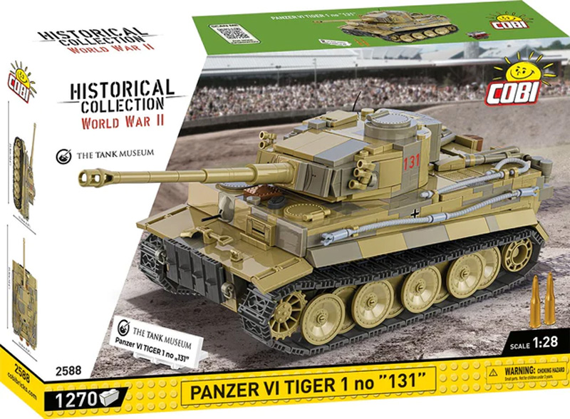 COBI 2588 Panzerkampfwagen VI Tiger 131 Box Vorderseite