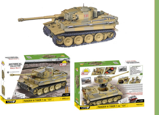 COBI 2588 Panzer VI Tiger I 131: Boxdesign enthüllt