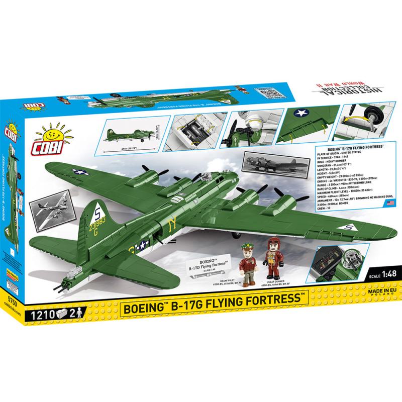 COBI 5750 Boeing B-17G Flying Fortress Mary Alice Box hinten