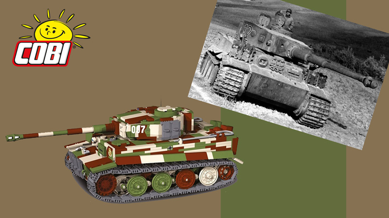 COBI 2587 Panzer VI Tiger I Ausf. E No 007 Wittman Panzer Titel