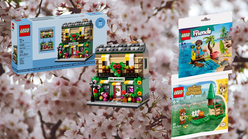 LEGO GWP Blumenladen und Polybags Titel