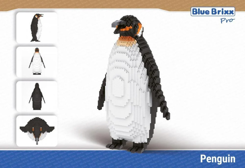 BlueBrixx baubare Tiere Pinguin 107579 Box Back