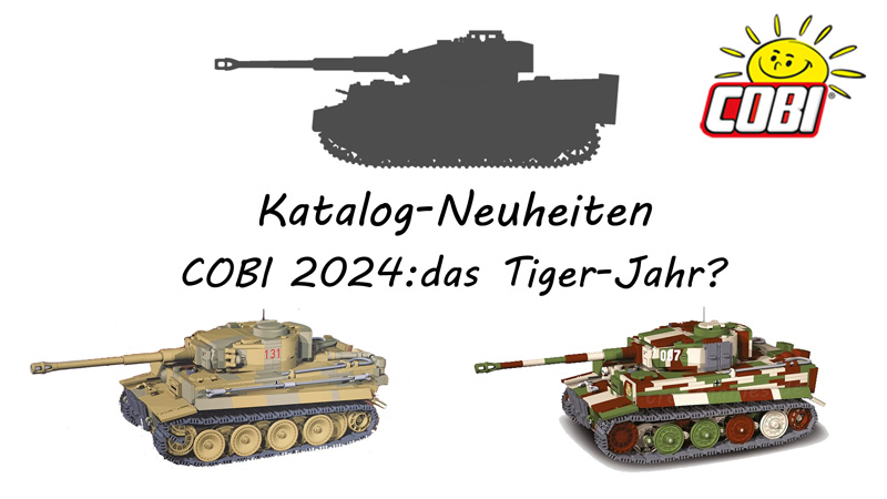 COBI News 60 Neuheiten Katalog 2024/1 Historical Collection 2 Titel