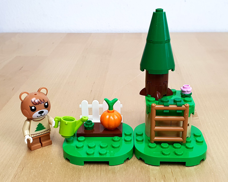 LEGO 30662 Polybag Animal Crossing Monas Kürbisgärtchen Set aufgebaut
