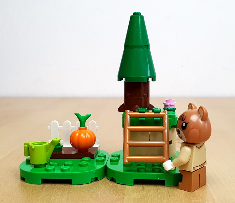 LEGO 30662 Polybag Animal Crossing Monas Kürbisgärtchen Set aufgebaut