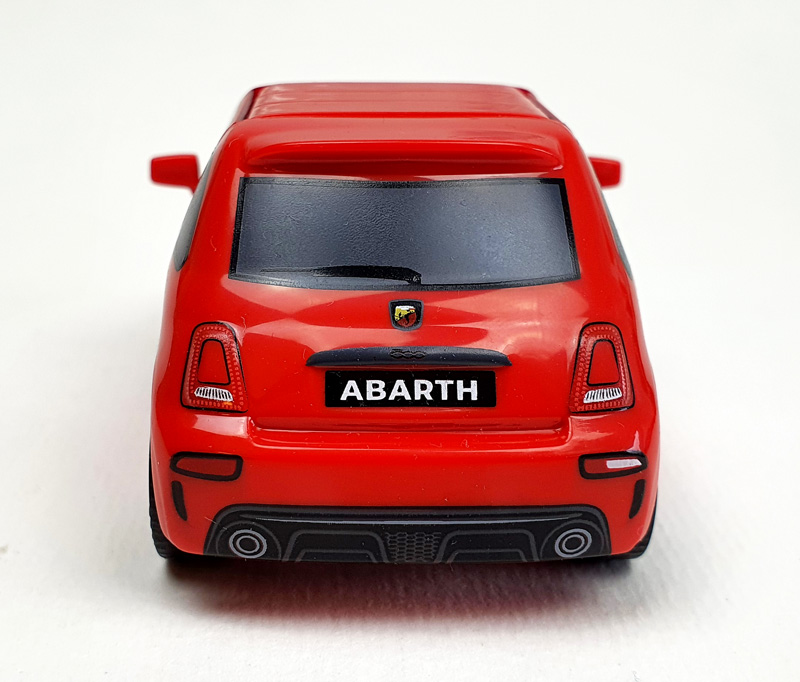COBI Fiat Abarth 595 Competizione 24502 aufgebautes Modell Heckansicht