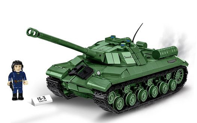 COBI IS-3 Heavy Soviet Tank 2590 Set mit Figur
