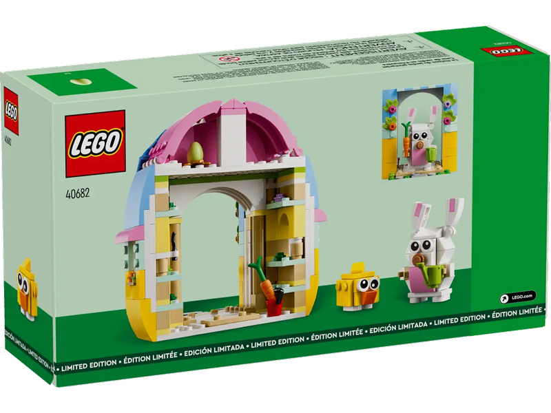 LEGO Ostern GWP März 2024 Frühlingsgartenhaus 40682 Box Rückseite