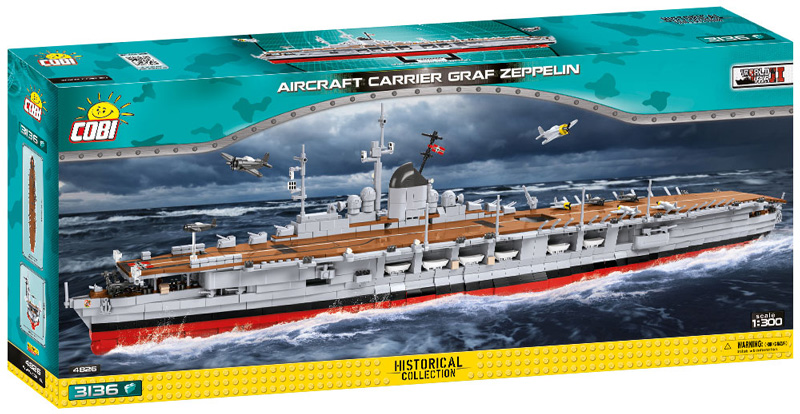 COBI Top Ten größte Sets 4826 Graf Zeppelin Box Vorderseite