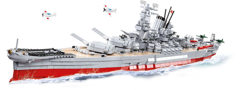 COBI Top Ten größte Sets 4832 Battleship Yamato Executive Edition Set
