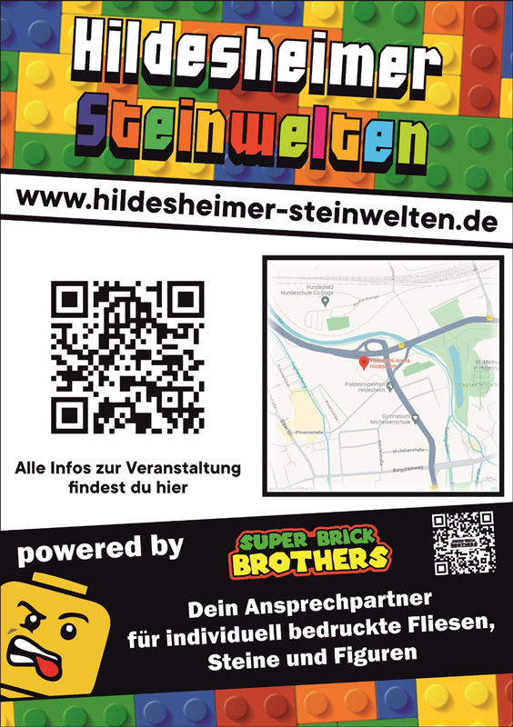 Hildesheimer Steinwelten 2024 Flyer Rückseite