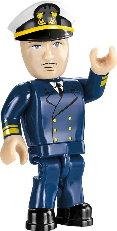 COBI 4824 Patrolboat PT-109 Minifigur JFK