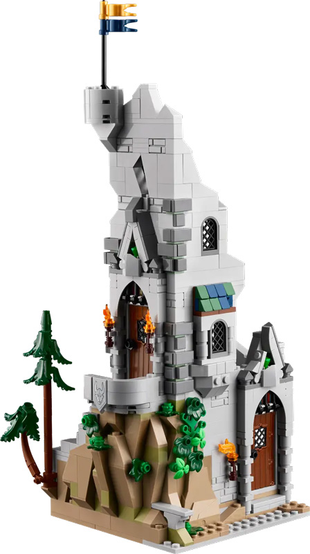 LEGO Ideas Dungeons & Dragons 21348 Die Sage vom roten Drachen Set Detail Burgturm