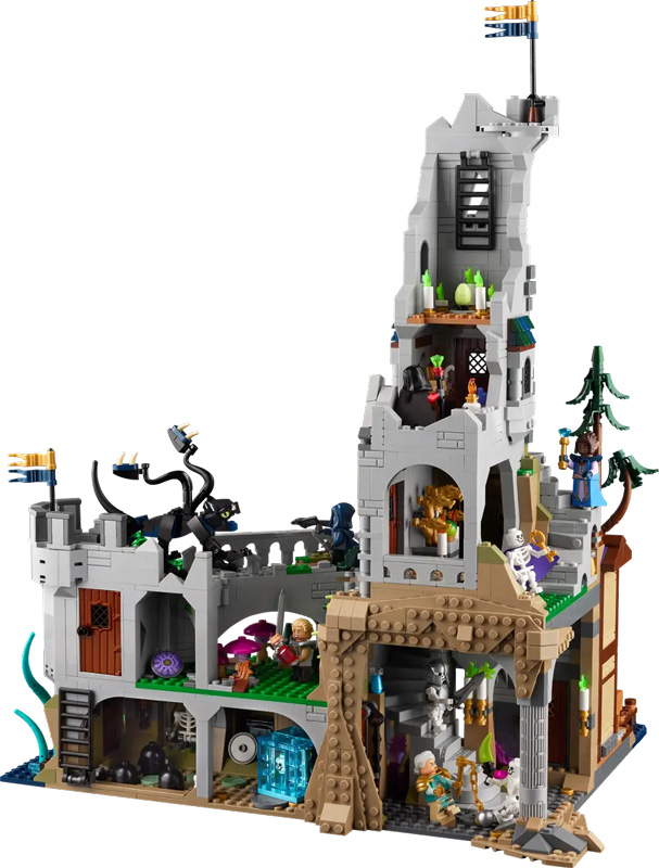 LEGO Ideas Dungeons & Dragons 21348 Die Sage vom roten Drachen Set Rückseite