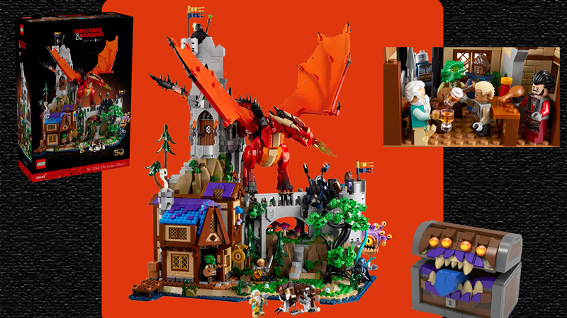 LEGO Ideas Dungeons & Dragons 21348 Die Sage vom roten Drachen Titel