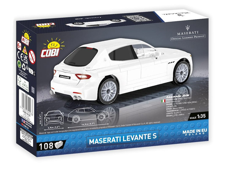 COBI April Neuheiten 2024 MAserati Levante S Box back 24507