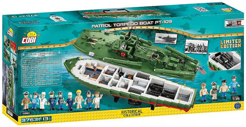COBI 4824 Patrolboat PT-109 Box Back