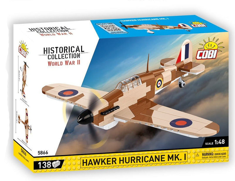 COBI April Neuheiten 2024 Hawker Hurricane MK I 5866 Box Front