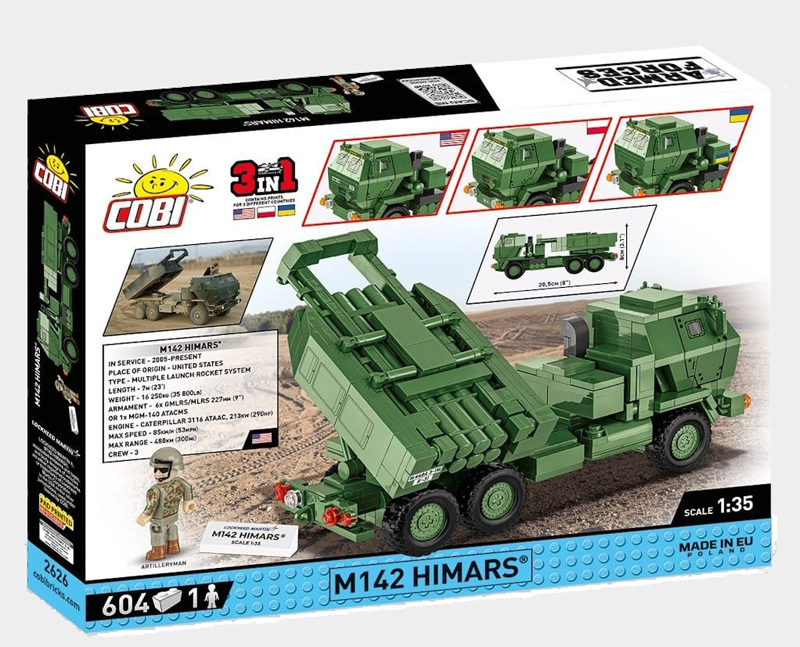 COBI 2626 M-142 Box Back