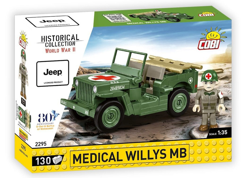 COBI 2295 Medical Willys Box Front