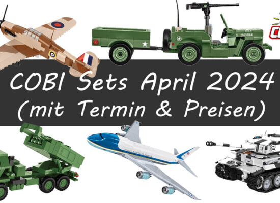 Neue Sets von COBI im April 2024