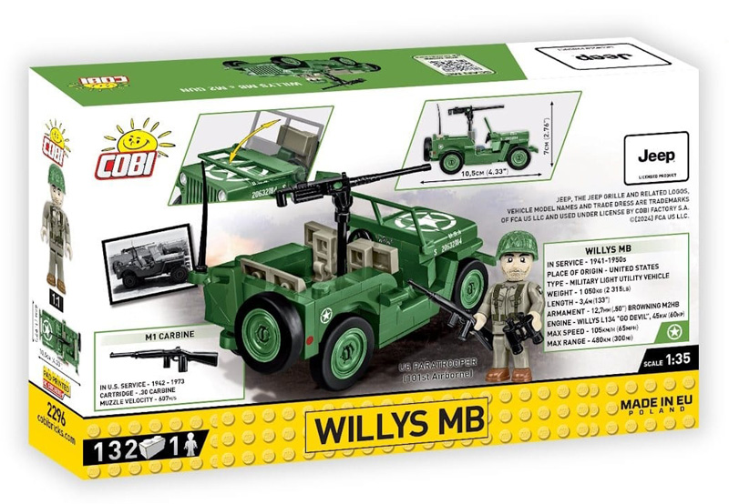 COBI 2296 Willys MB Box Back