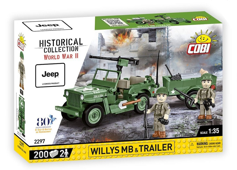 COBI 2297 Willys MB Trailer 1:35 Box Front
