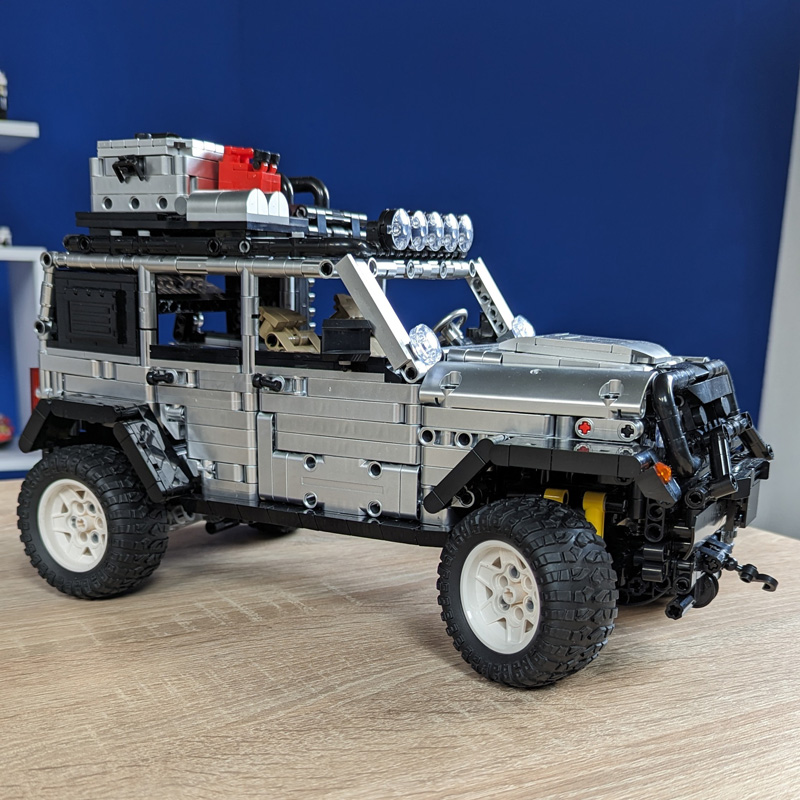 Bluebrixx Off-road SUV Texas 107349 Set Schräge Ansicht