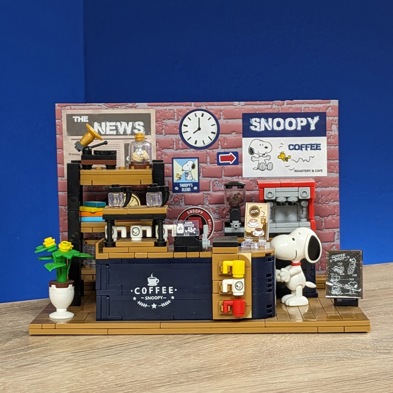 Bluebrixx Peanuts Pfadfinder Snoopy Barista