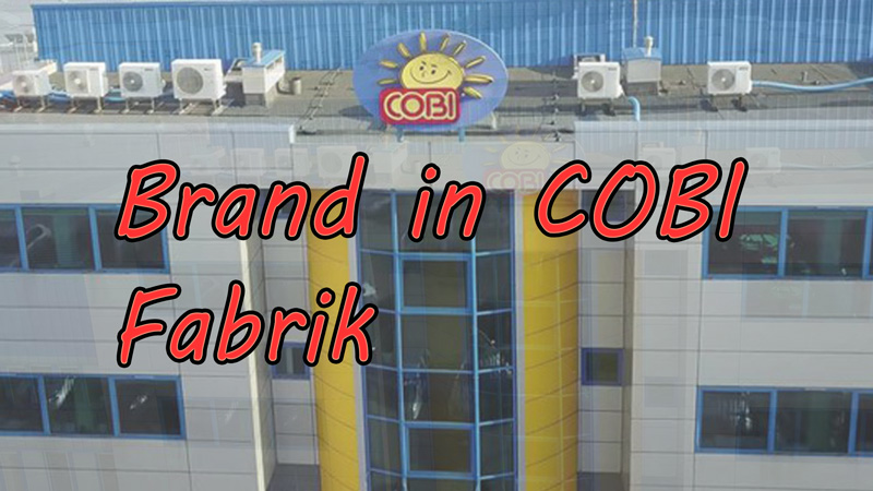 Brand in COBI Fabrik Titel