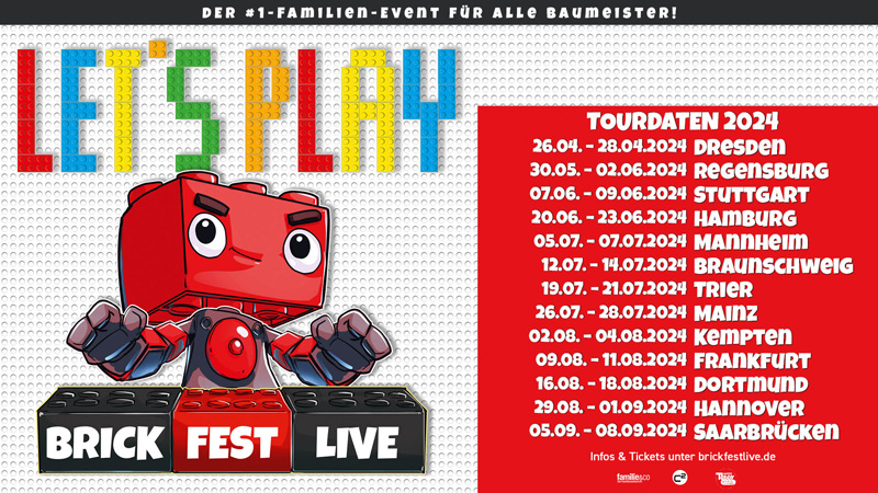 Brick Fest Live Übersicht Termine Deutschland