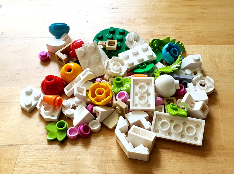 LEGO 30668 Polybag Osterhase mit bunten Eiern Teile