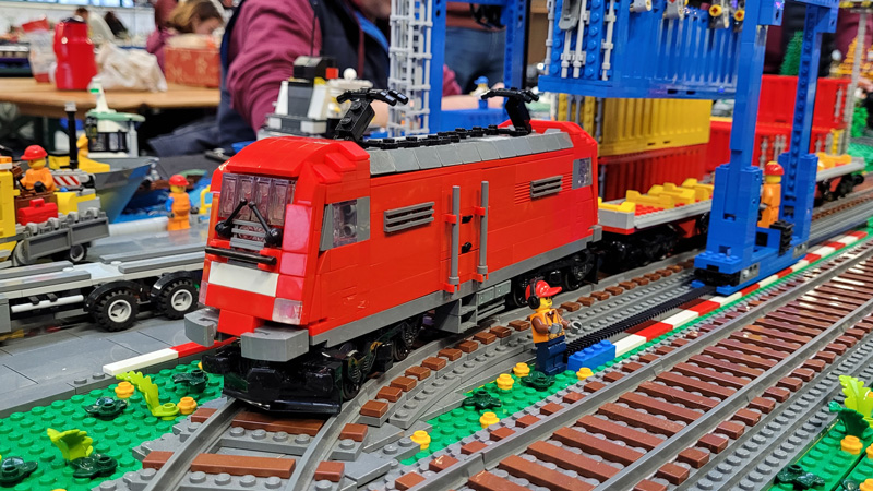Bricks am Meer 2024 MOC Eisenbahn