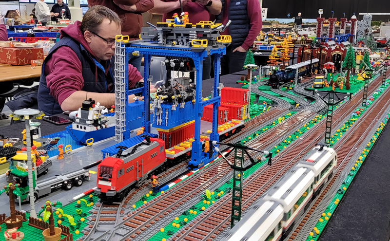 Bricks am Meer 2024 MOC Eisenbahn