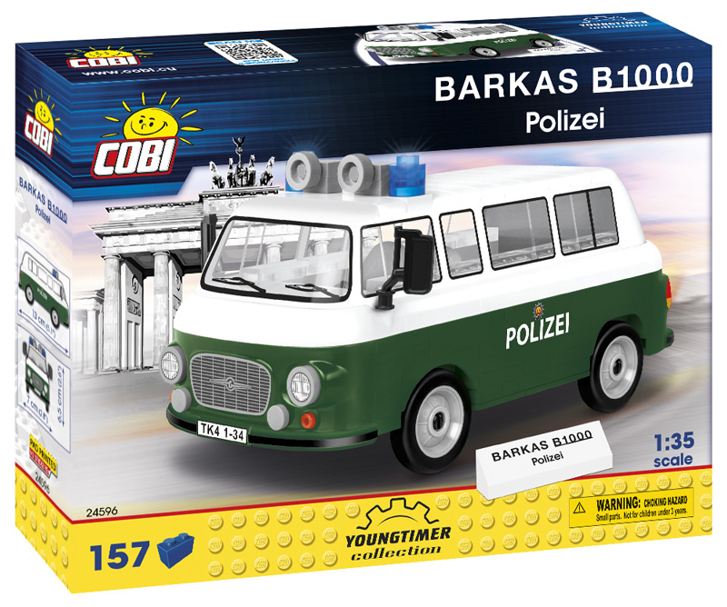 COBI 24596 Barkas B1000 Polizei Box Front