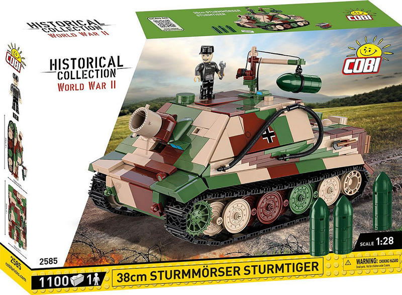 COBI Sturmtiger 2585 38cm Sturmmörser Box Vorderseite