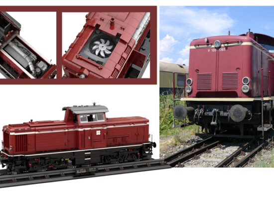 BlueBrixx Display Lokomotive V100 (106969) wieder verfügbar