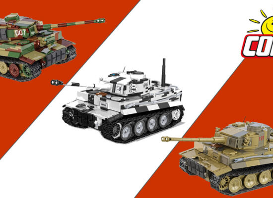 COBI Panzer VI Tiger: Neuheiten 2586, 2587 und 2588 im Vergleich
